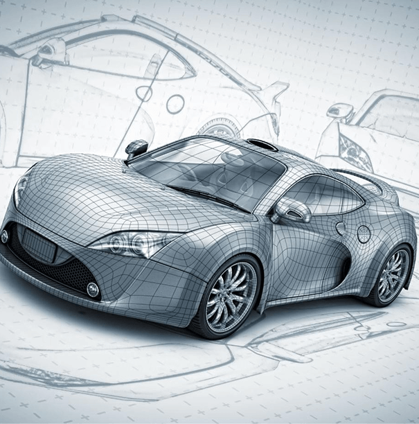 Croquis d'une voiture