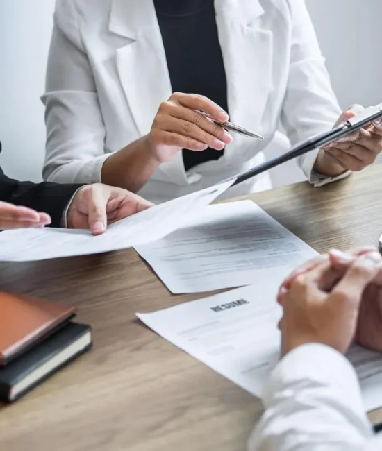 Image d'une consultation chez un avocat