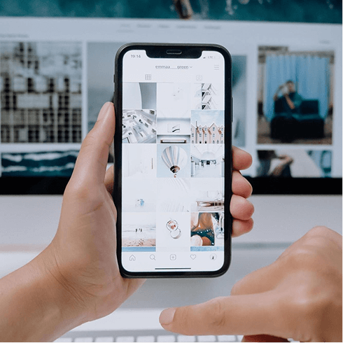 photographie d'un portable Iphone